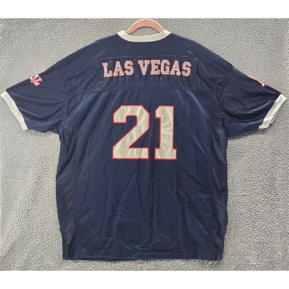 DC Classic Las Vegas Jersey Mens 2XL Navy Blue Gray 21 Short Sleeve Shirt Netted - Picture 4 of 7